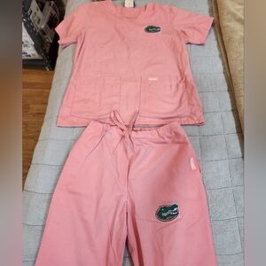 University of Florida UF Womens Pink Scrubs